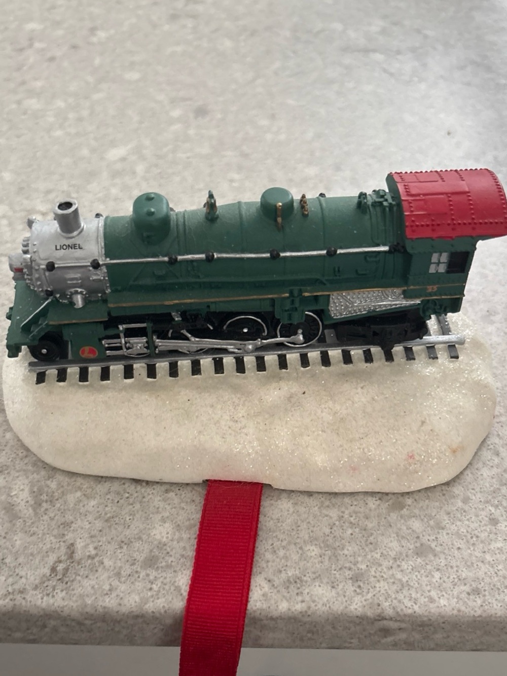 Hallmark 2008 Lionel train stocking holder.